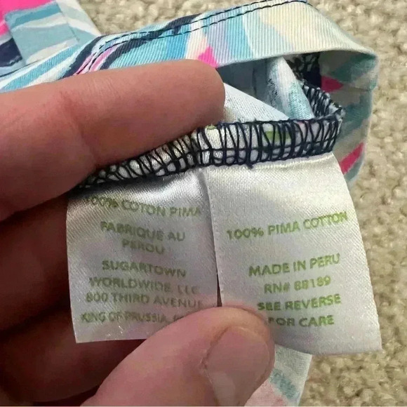 Lilly Pulitzer 3/4 Long Sleeve Amina Multi Neon Print Dress Wm Size Small 29457 - Picture 7 of 15